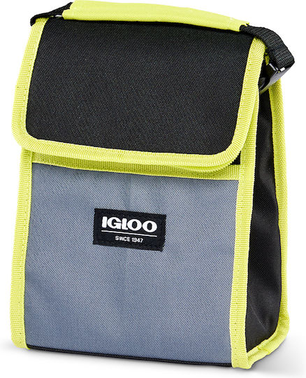 Igloo Kühltasche Lunch Sack Schwarz Grau Gelb