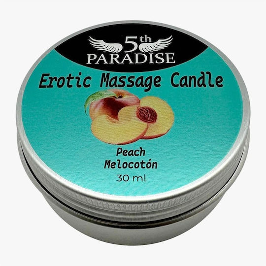 Lumânare de masaj erotic cu piersică 30ml