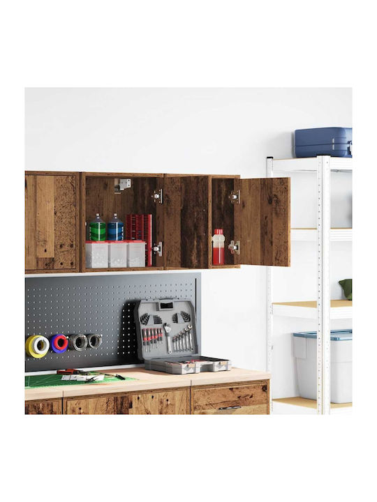 Wall Living Room Cabinet made of Particle Board Brown 40x30x41cm