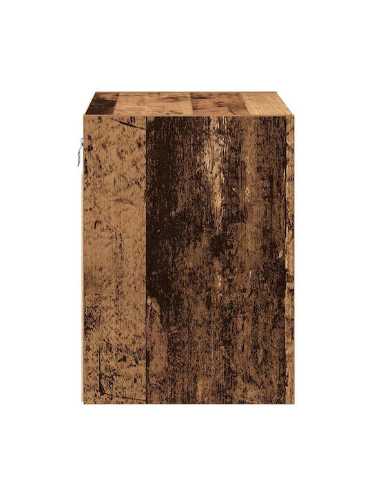 Wall Living Room Cabinet made of Particle Board Brown 40x30x41cm