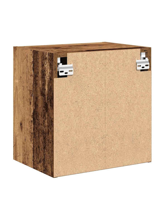 Wall Living Room Cabinet made of Particle Board Brown 40x30x41cm