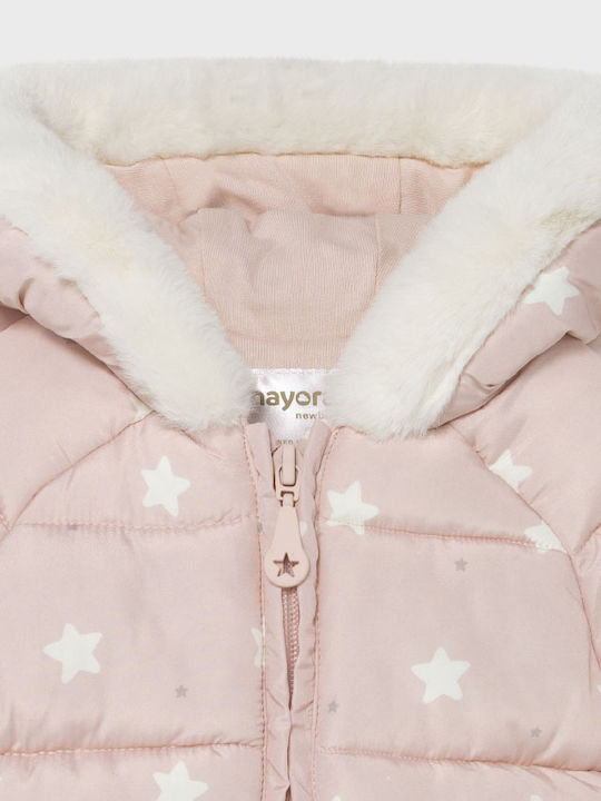 Mayoral Ecofriends Baby Bodysuit for Going Out Long-Sleeved Pink