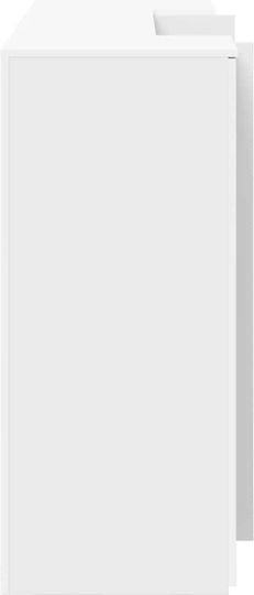 vidaXL Professional Office Reception Desk P180xW50xH103.5cm with Cabinet