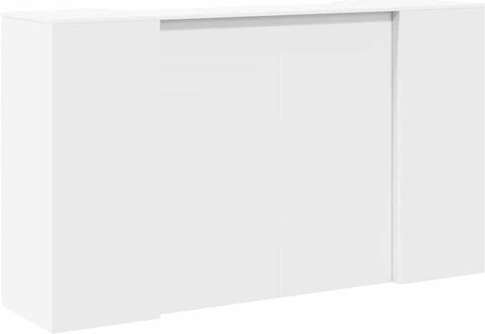 vidaXL Professional Office Reception Desk P180xW50xH103.5cm with Cabinet