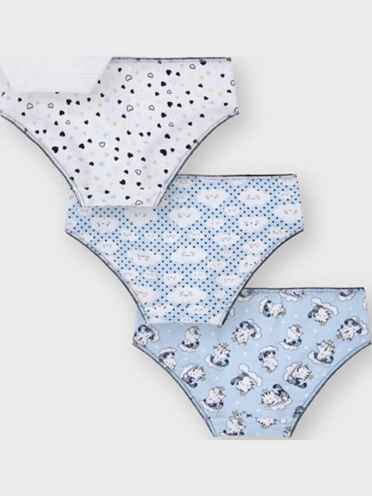 Mayoral Clouds Set Set of Kids' Briefs Navy Blue 4pcs