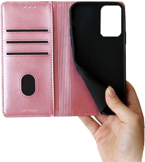 Vintage Magnet Wallet Case Sonique Motorola Moto G35 5G Rose Gold
