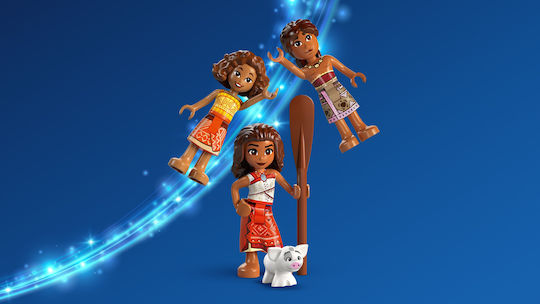 LEGO Disney Moanas Abenteuer-Kanu für 6+ Jahre 529Stücke