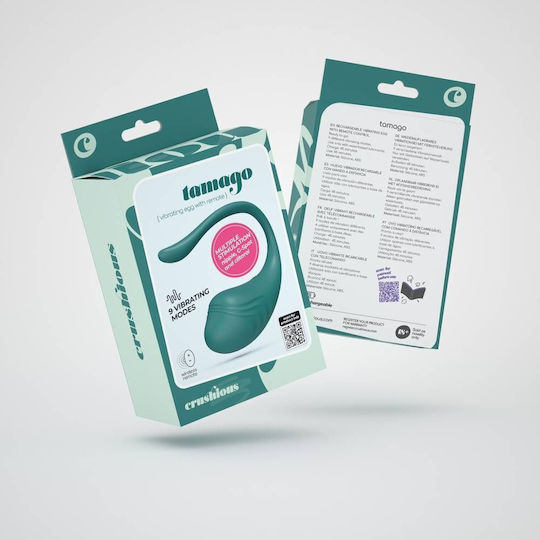 Virgite Klassisch Vibrator mit Fernbedienung Grün