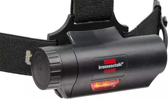Brennenstuhl Rechargeable Headlamp LED IP44 with Maximum Brightness 250lm Black