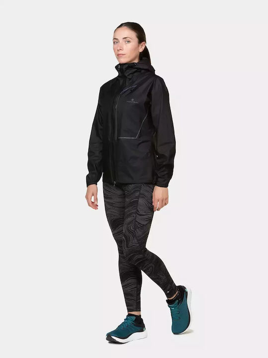 Schulung Frauen Leggings Hochgeschnitten Black/charcoal