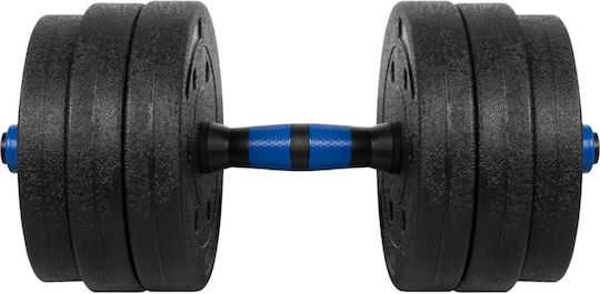 Set de Gantere cu Bară Greutate Totală 20kg