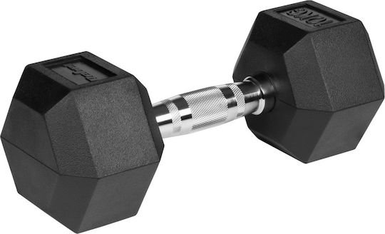 Hexagon Rubber Dumbbell Weight 1 x 10kg