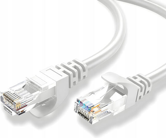 Montis U/UTP Cat.5e (Gigabit) Καλώδιο Δικτύου Ethernet 15m Λευκό