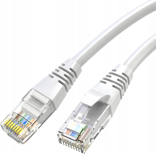 Montis U/UTP Cat.5e (Gigabit) Καλώδιο Δικτύου Ethernet 15m Λευκό