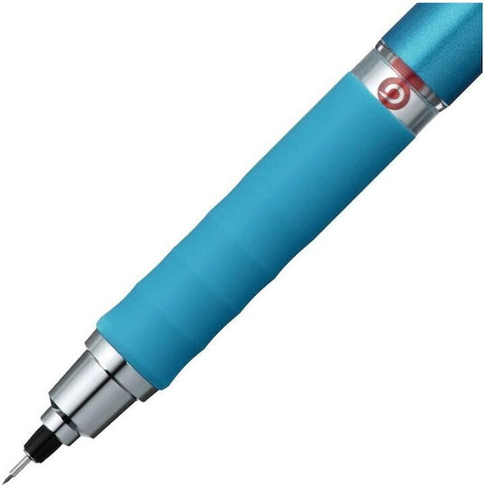 Uni Mitsubishi Pencil Mechanical Pencil Kurutoga Rubber Grip 0.5mm Blue M5-656 1p 33 4902778157015