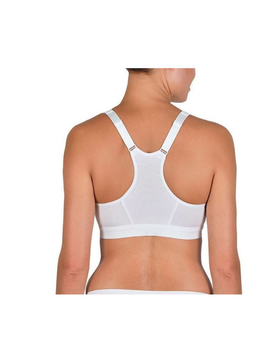 Naturana Athletic Athletic Bra without Padding without Underwire White