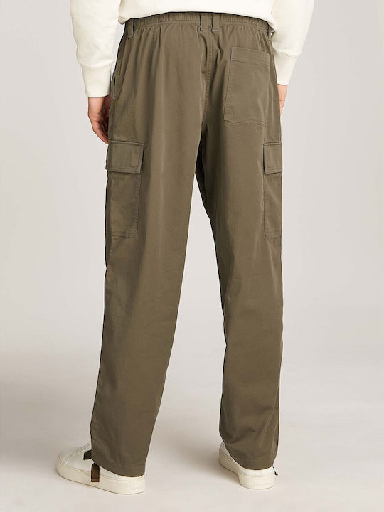 Calvin Klein Trousers Cargo in Regular Fit Brown