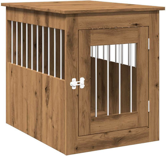 vidaXL Dog House Outdoor Brown 55x75x65cm