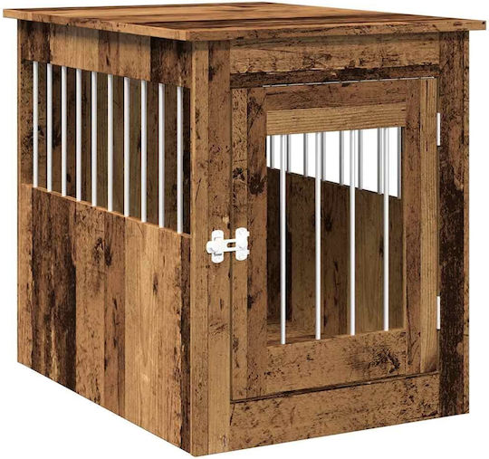 vidaXL Dog House Outdoor Brown 55x75x65cm