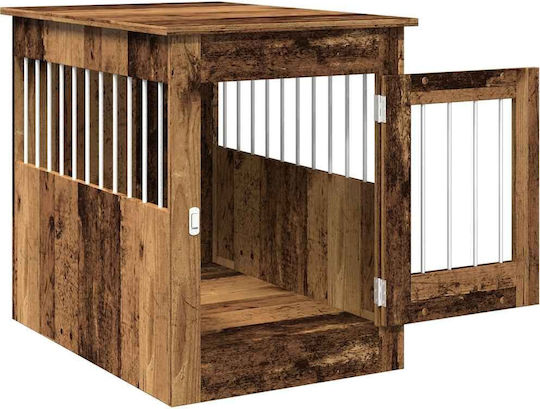 vidaXL Dog House Outdoor Brown 55x80x68cm