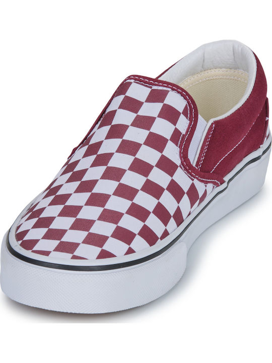 Classic Women's Slip-Ons Burgundy