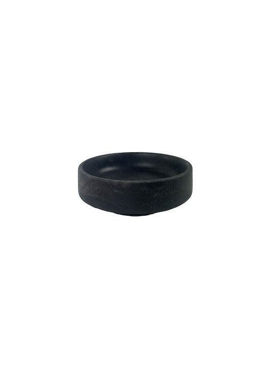 Nakaro Wood Serving Bowl Round Wooden Black with Diameter 12cm