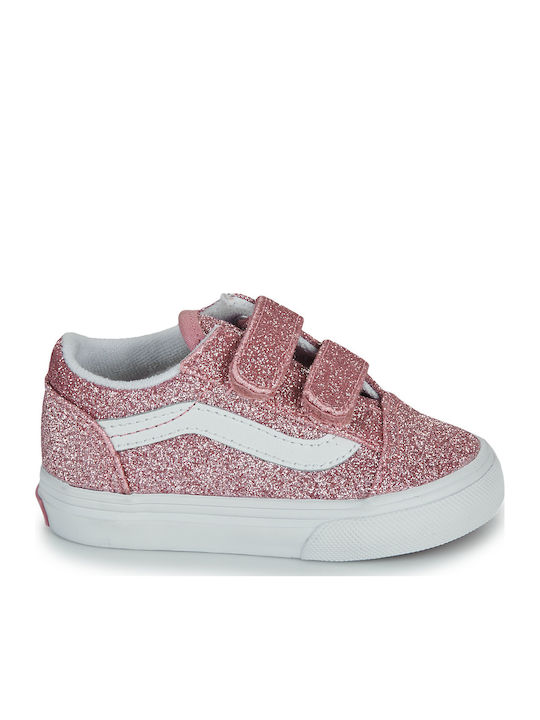 Old Skool OLD SKOOL V Kids Sneakers with Scratch Pink