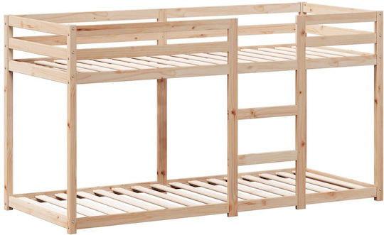 Kinderbett Koje Einzeln Beige für Matratze 90x200cm