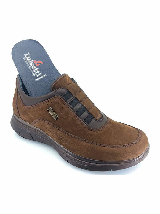 Ανδρικά Sneakers Καφέ Nubuck