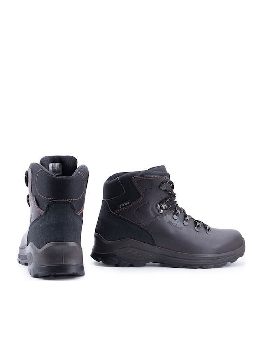 Jacalu Men's Brown Hiking Boots