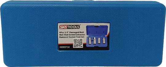 SKS Tools Σετ Εξωλκείς για Βίδες 4τμχ