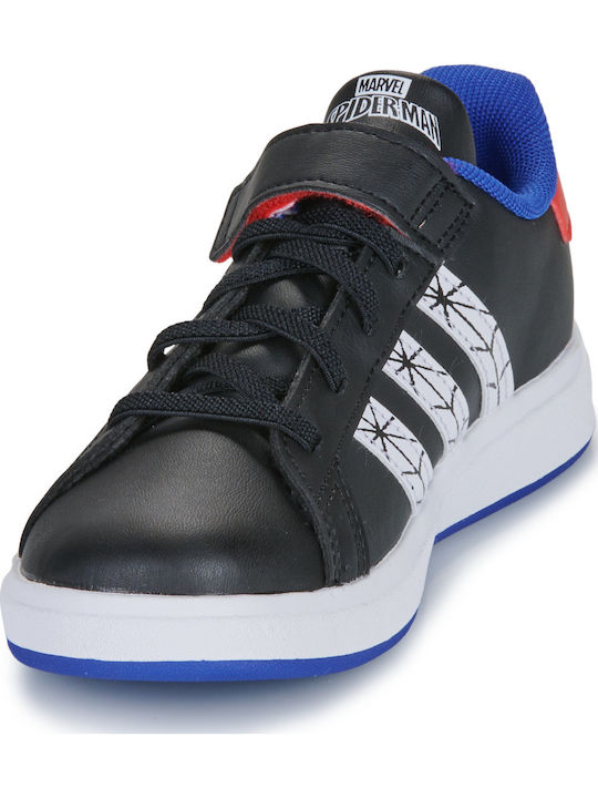 GRAND COURT Παιδικά Sneakers με Σκρατς Μαύρα