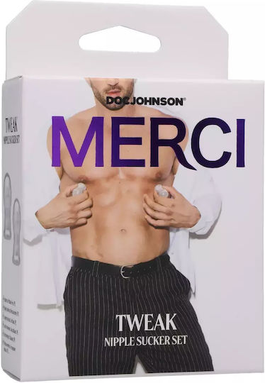 Doc Johnson Tweak Σφιγκτήρες Θηλών σε Μπεζ Χρώμα