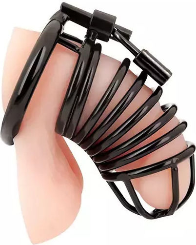 Blue Line Penis Cage in Gray Color