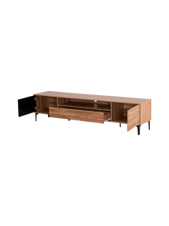 TV Stand Harry Natural Wood-Black L40xD47xH200cm
