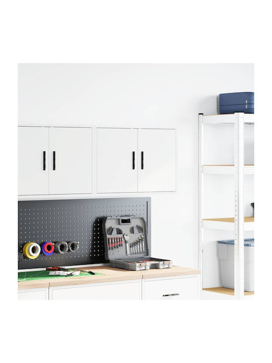 Wall Living Room Cabinet made of Particle Board White 60x30x41cm