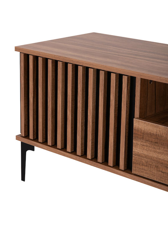 TV Stand Harry Natural Wood-Black L40xD47xH200cm