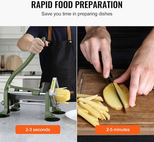 Vevor Stainless Steel Pancake Cutter Vegetable Slicer 2 Blades