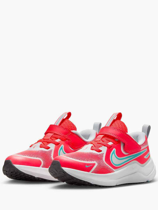 Cosmic Runner Kids Sports Shoes Running With Hoop & Loop Closure Red