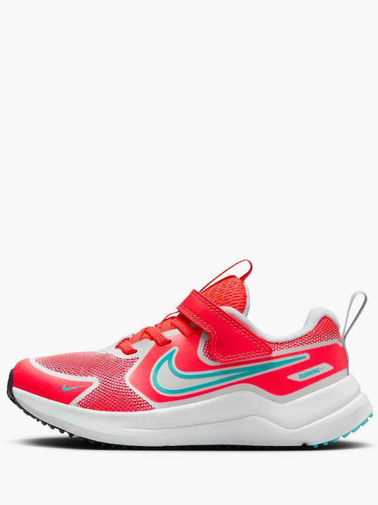 Cosmic Runner Kids Sports Shoes Running With Hoop & Loop Closure Red