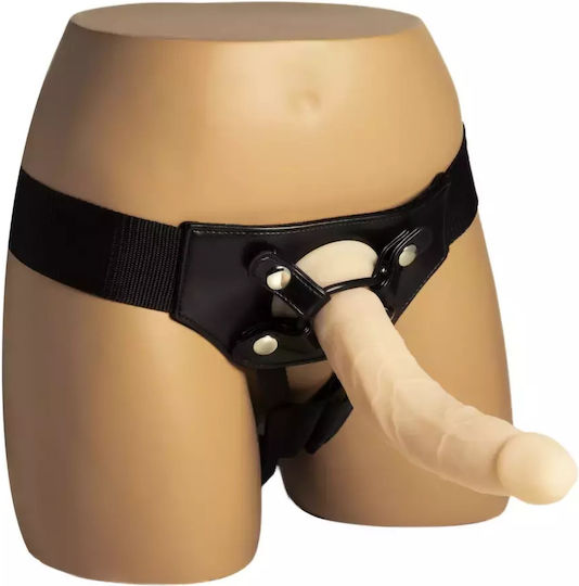 BMS Factory Dildo Dildo με Βεντούζα Flesh 22.8cm