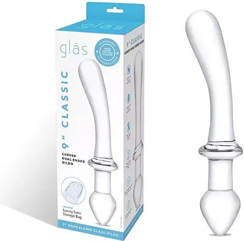 Glas Dildo Γυάλινο Dildo Διάφανο