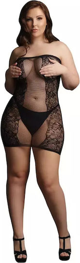 Desire trägerloses Minikleid in Übergröße