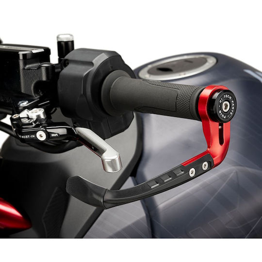 Puig Motorcycle Lever Guards Red