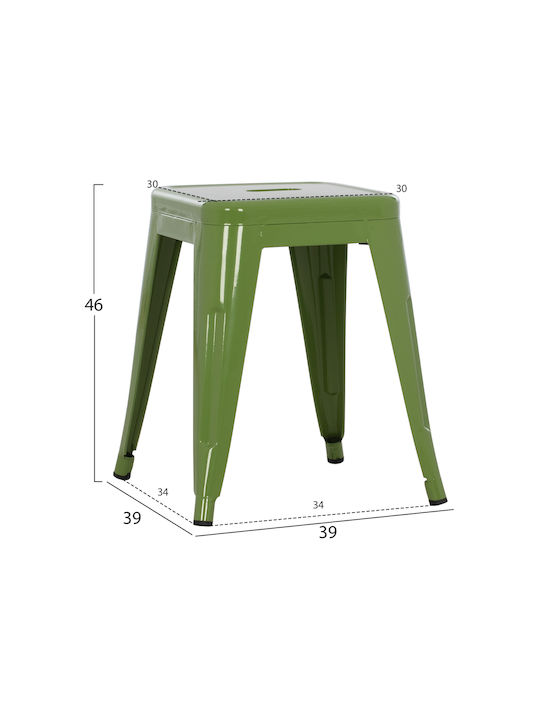 Stool Outdoor Melita Light Olive Green