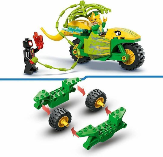 LEGO Marvel Spin and Electro Dinosaur Vehicle Chase for Ages 4+ 124 Pieces