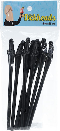 Groom Straws Black