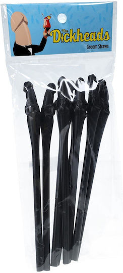 Groom Straws Black