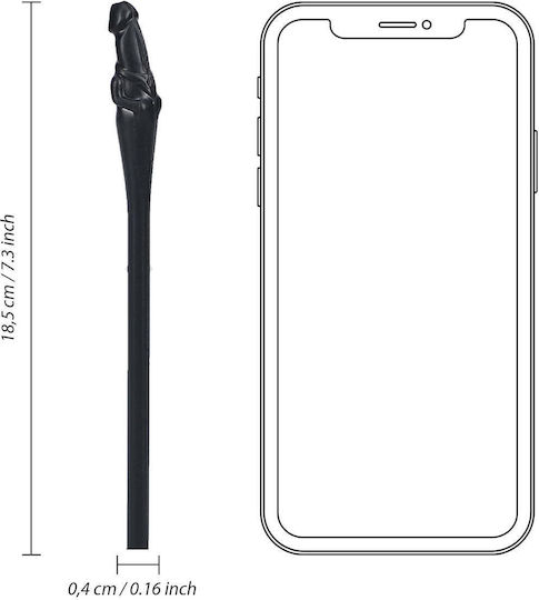 Groom Straws Black