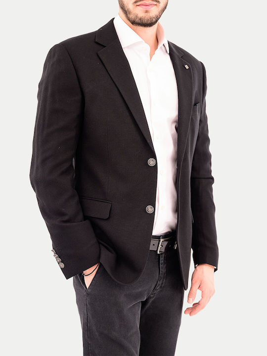 Leonardo Uomo Ανδρικό Σακάκι Navy Blue